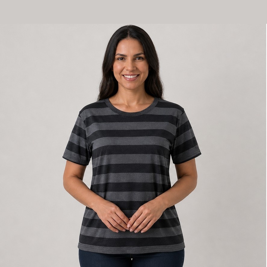 Camiseta Manga Curta Listrada