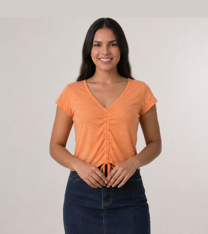Blusinha Cropped com Amarração